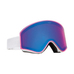 Men's Electric Goggles - Electric EGX Goggles. Gloss White - Rose/Blue Chrome